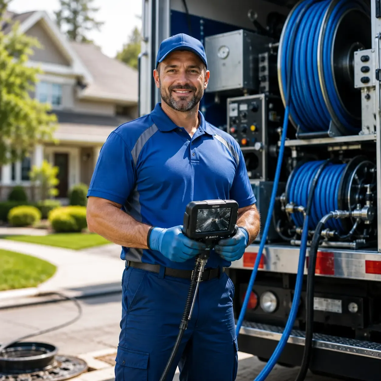 Local outdoor drain cleaning specialists in Footville, WI